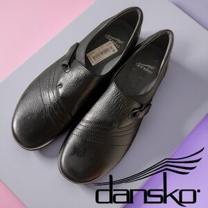 NWOB $140 Dansko Franny Black Milled Leather Slip-On Loafer – EU 42 (US 11.5–12)